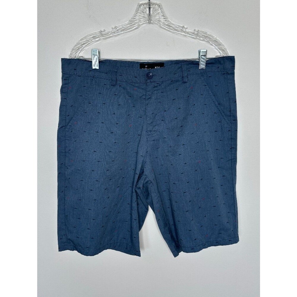 Public Rec Men's All Day Every Day Golf Shorts in Shark Fish Blue Size 34